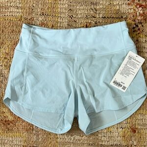 BRAND NEW WITH TAGS Lululemon Speed Up High Rise Lined Short, 4 inseam. Size 6
